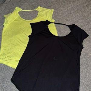 Set of Two! Keyhole Under Armor HeatGear Run Tops